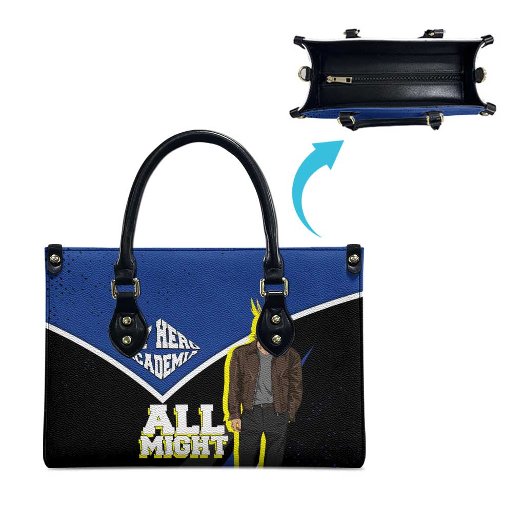 All Might My Hero Academia Leather Bag Anime Grunge Splatter Graphic Style