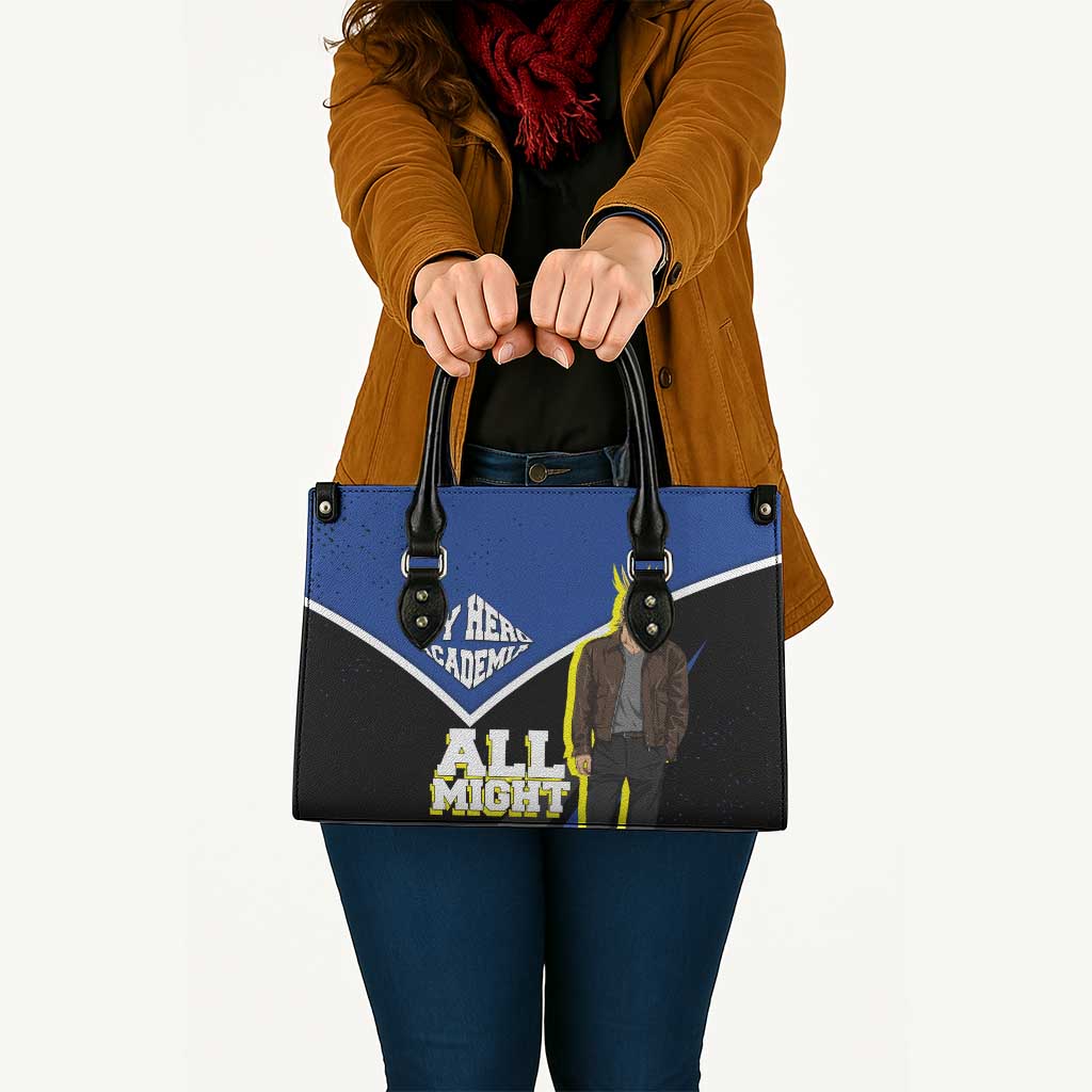 All Might My Hero Academia Leather Bag Anime Grunge Splatter Graphic Style
