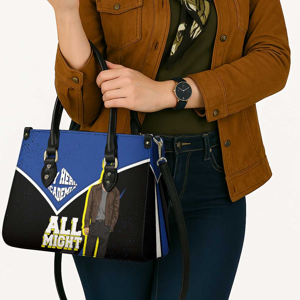 All Might My Hero Academia Leather Bag Anime Grunge Splatter Graphic Style