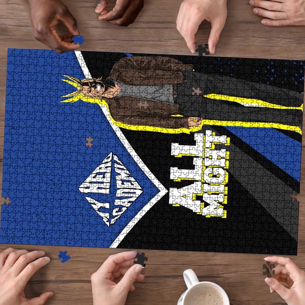 All Might My Hero Academia Puzzle Anime Grunge Splatter Graphic Style