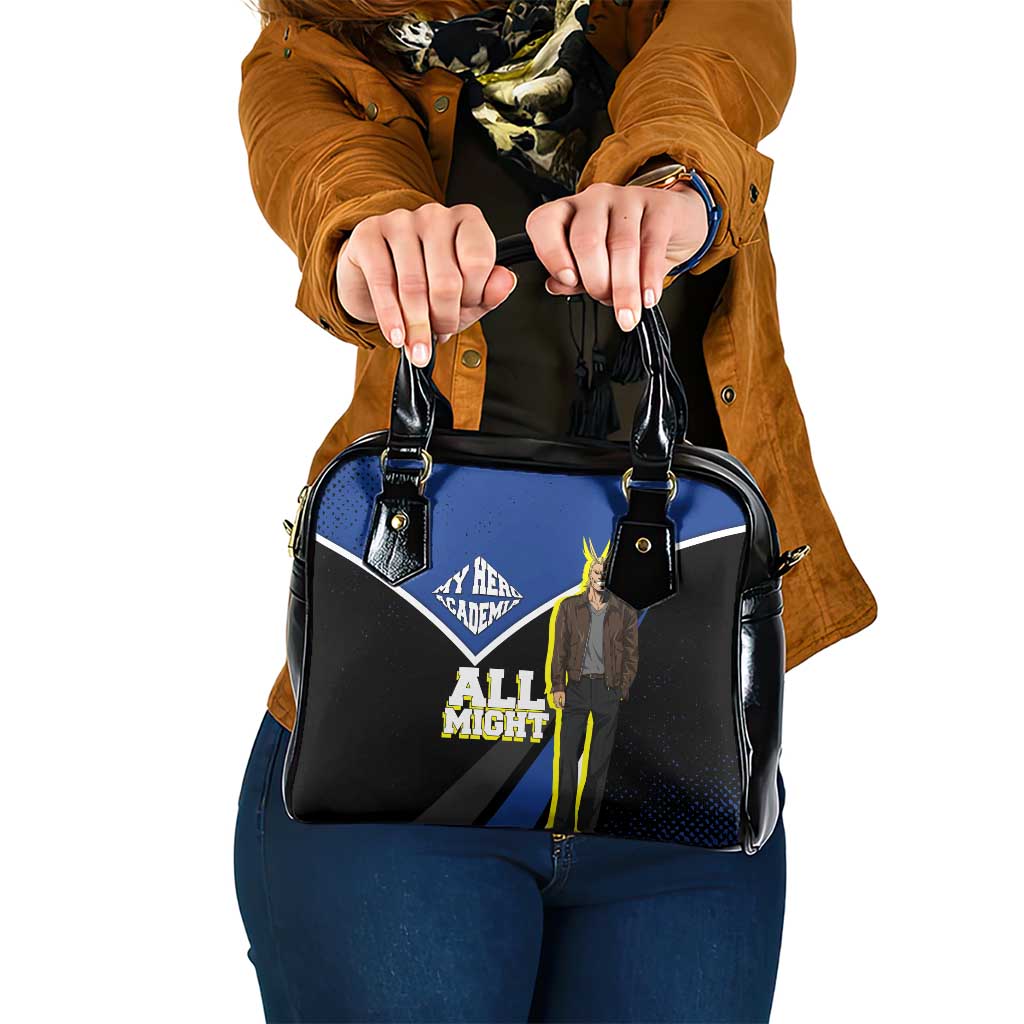All Might My Hero Academia Shoulder Handbag Anime Grunge Splatter Graphic Style