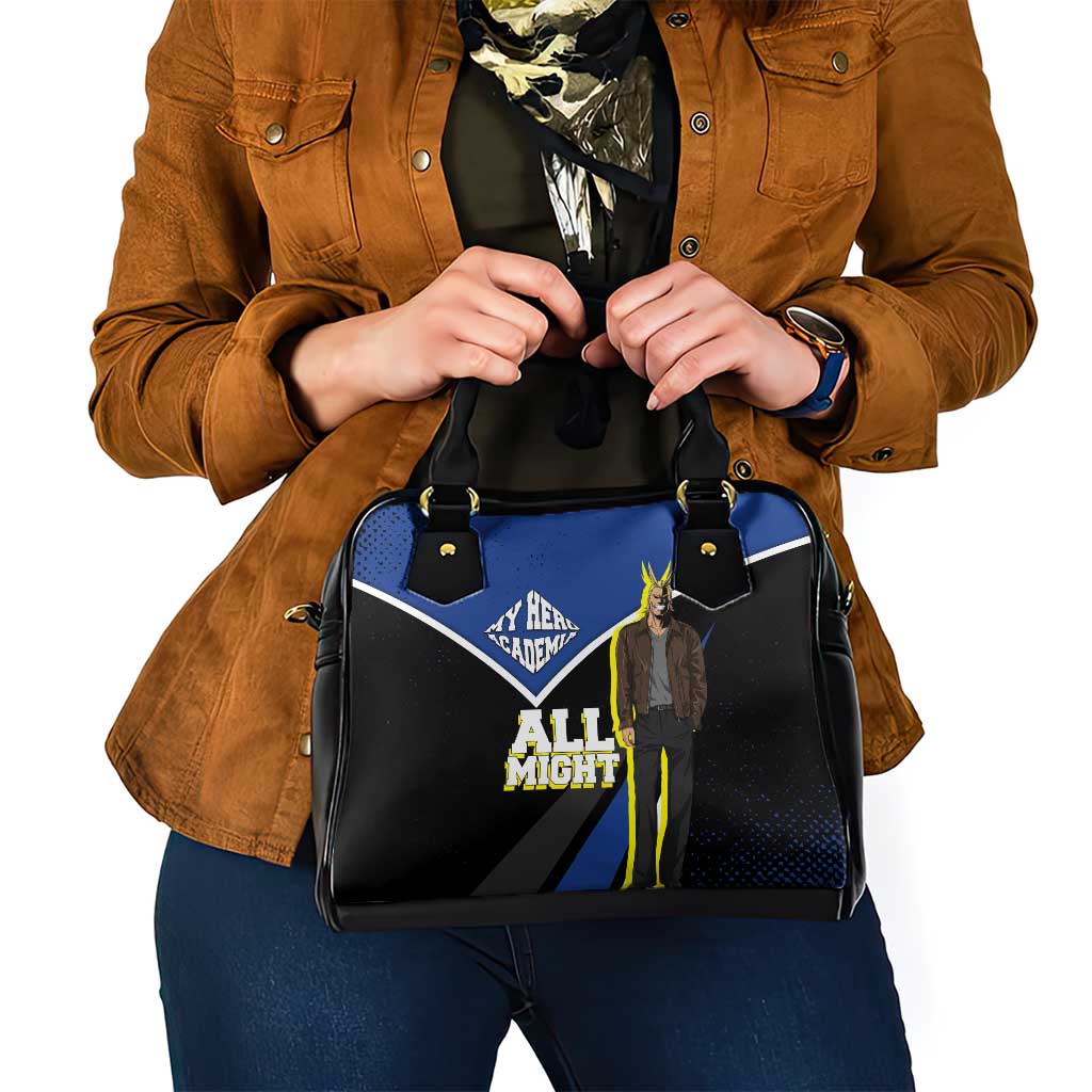 All Might My Hero Academia Shoulder Handbag Anime Grunge Splatter Graphic Style