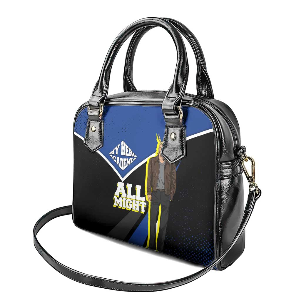 All Might My Hero Academia Shoulder Handbag Anime Grunge Splatter Graphic Style