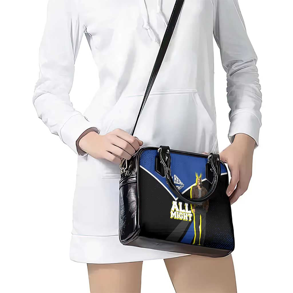 All Might My Hero Academia Shoulder Handbag Anime Grunge Splatter Graphic Style