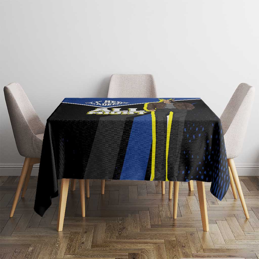 All Might My Hero Academia Tablecloth Anime Grunge Splatter Graphic Style