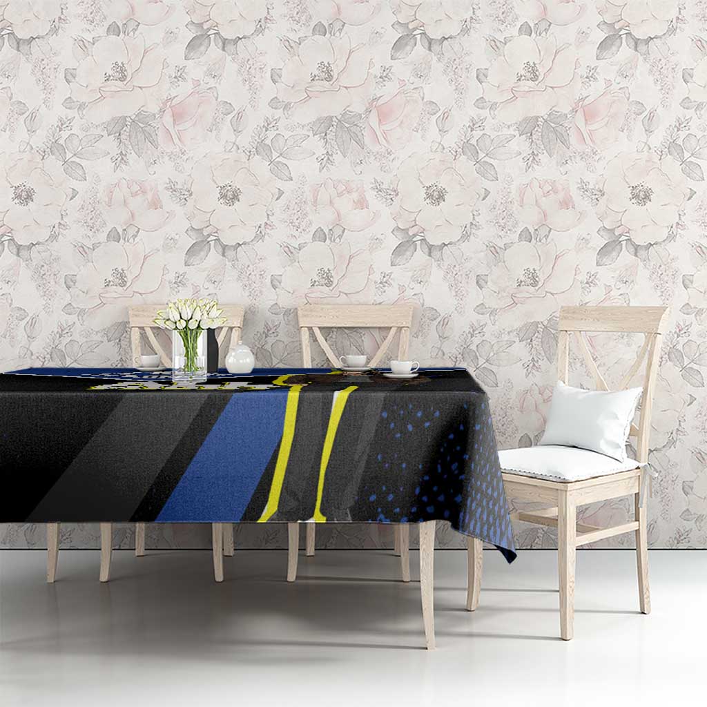 All Might My Hero Academia Tablecloth Anime Grunge Splatter Graphic Style