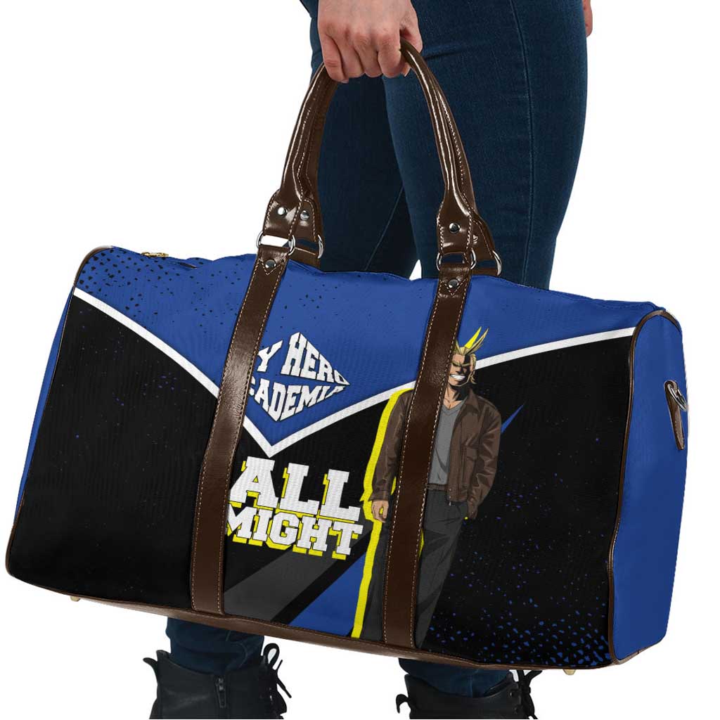 All Might My Hero Academia Travel Bag Anime Grunge Splatter Graphic Style