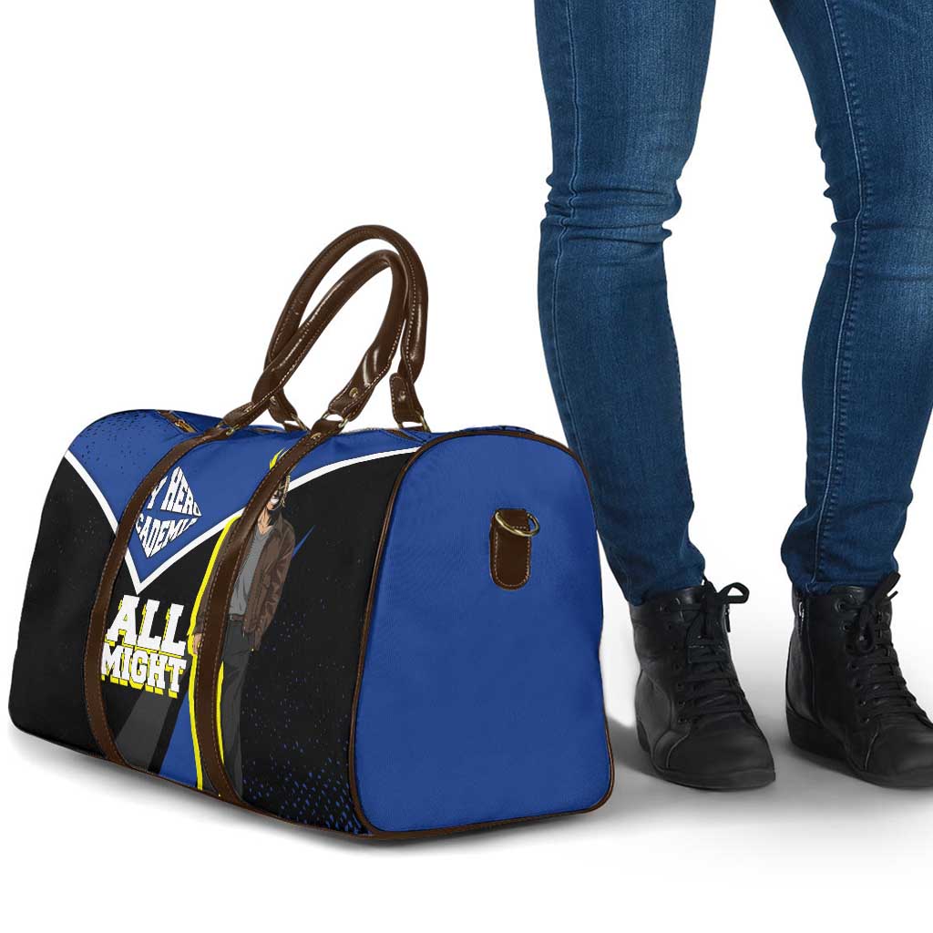 All Might My Hero Academia Travel Bag Anime Grunge Splatter Graphic Style