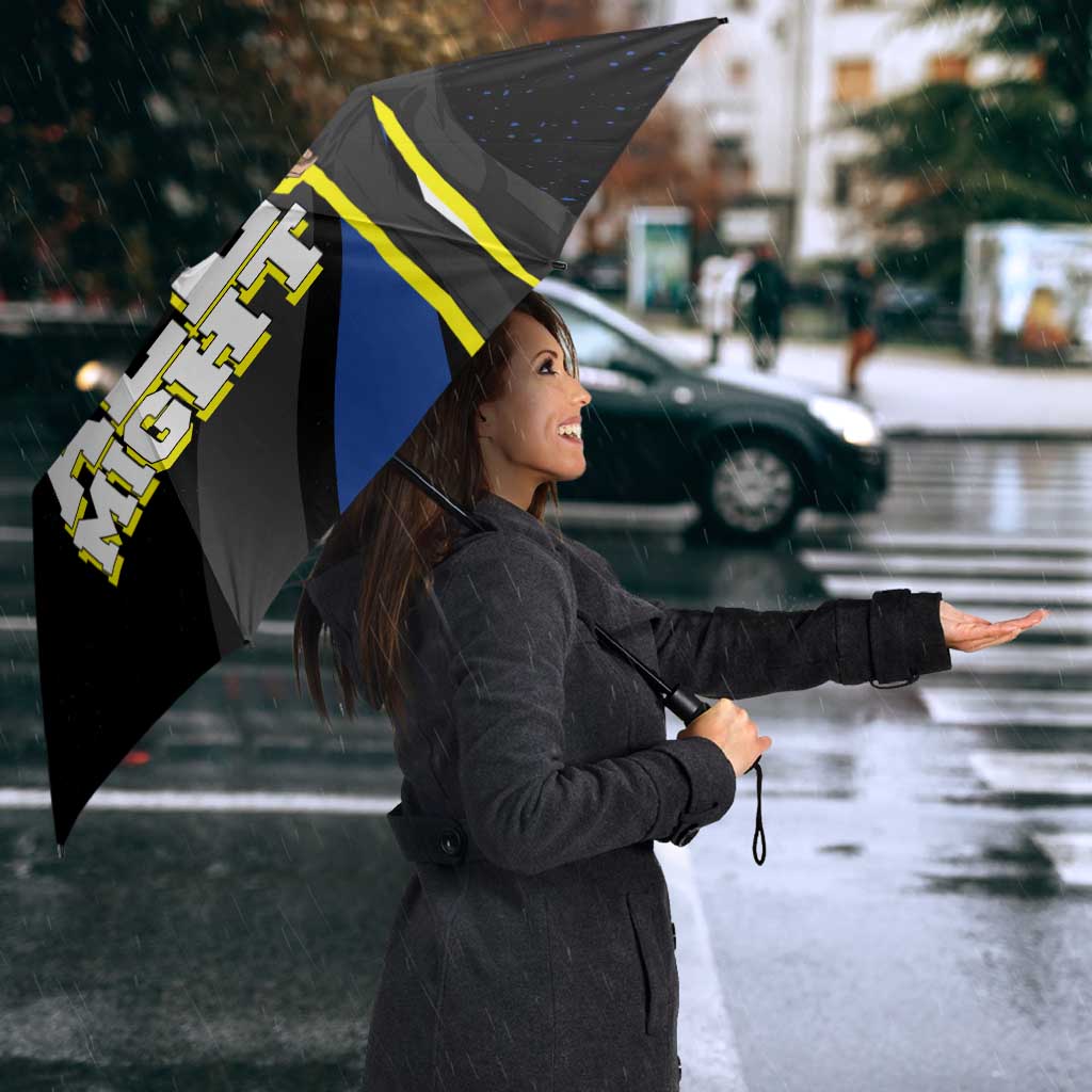 All Might My Hero Academia Umbrella Anime Grunge Splatter Graphic Style