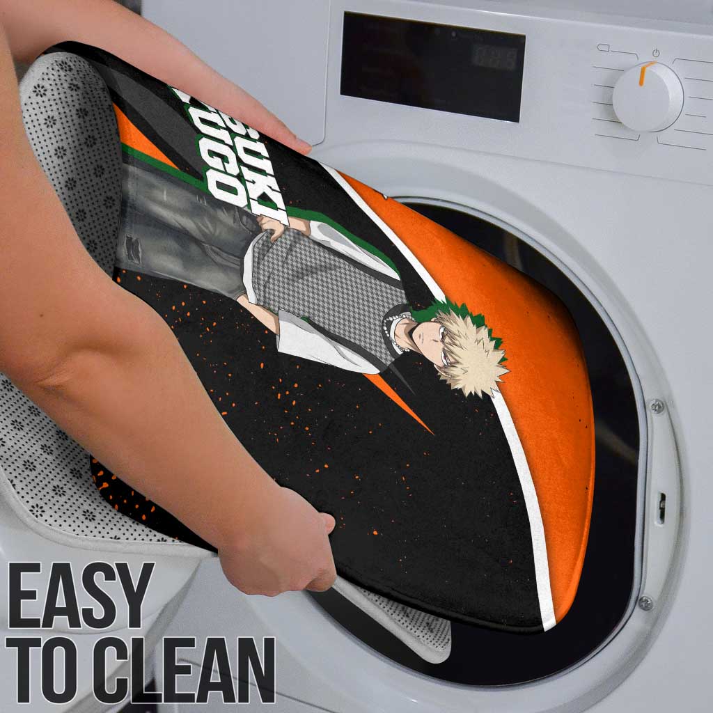 Katsuki Bakugo My Hero Academia Bathroom Set Anime Grunge Splatter Graphic Style
