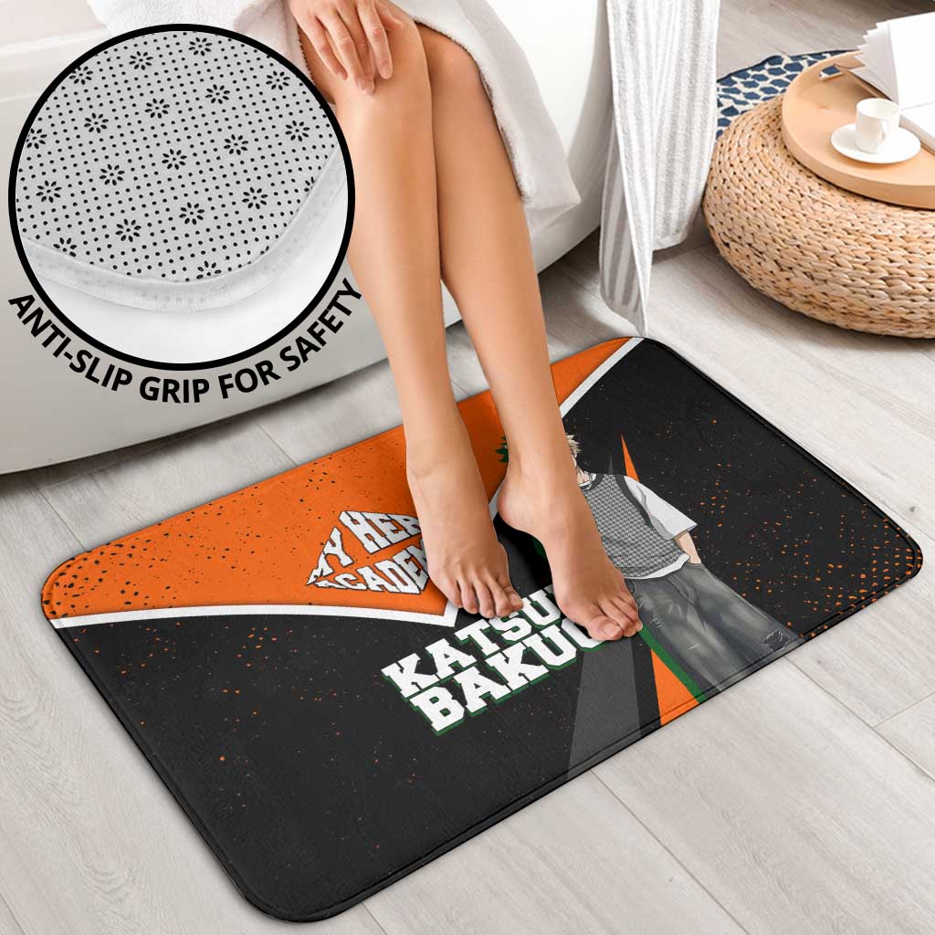 Katsuki Bakugo My Hero Academia Bathroom Set Anime Grunge Splatter Graphic Style