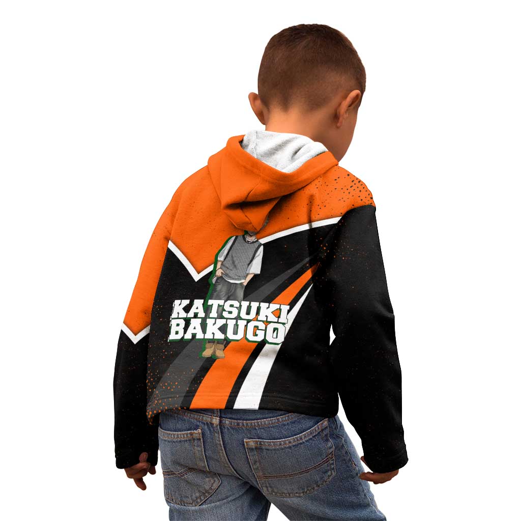 Katsuki Bakugo My Hero Academia Kid Hoodie Anime Grunge Splatter Graphic Style