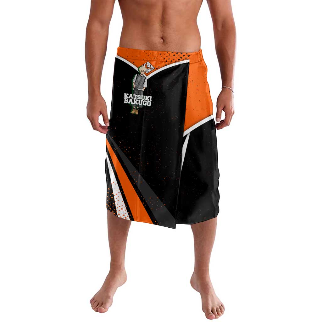 Katsuki Bakugo My Hero Academia Lavalava Anime Grunge Splatter Graphic Style