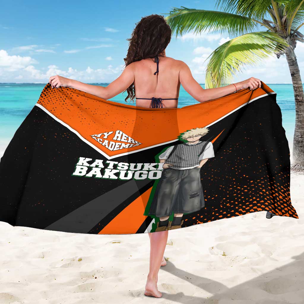 Katsuki Bakugo My Hero Academia Sarong Anime Grunge Splatter Graphic Style