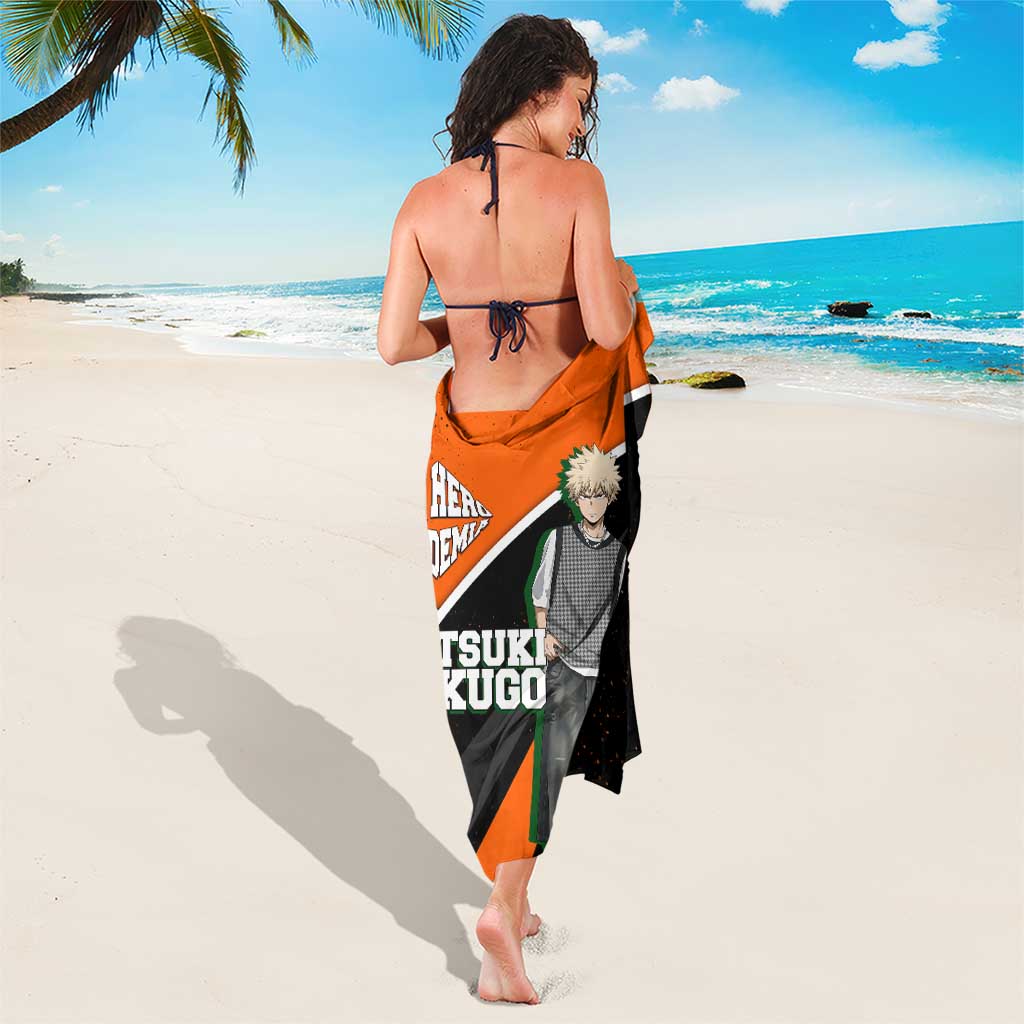 Katsuki Bakugo My Hero Academia Sarong Anime Grunge Splatter Graphic Style