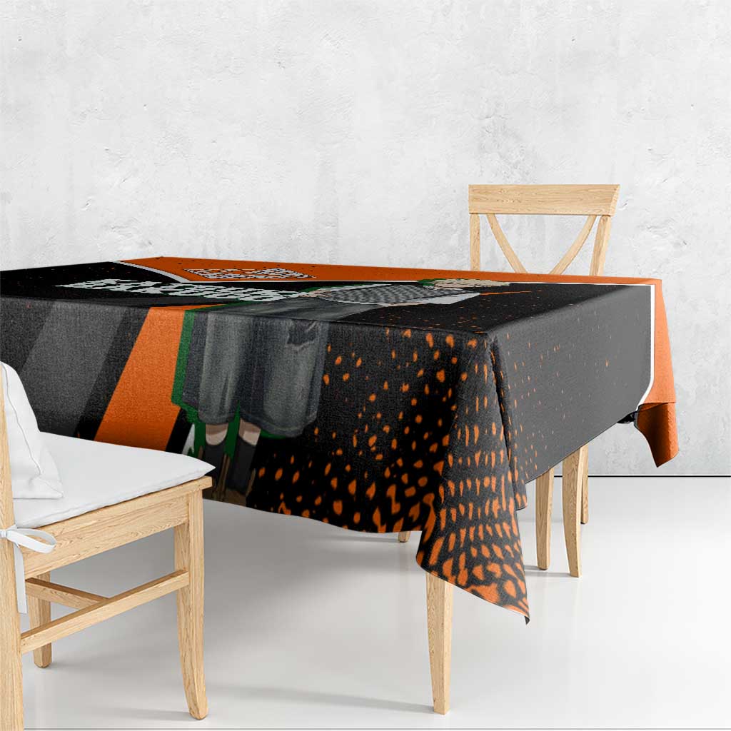 Katsuki Bakugo My Hero Academia Tablecloth Anime Grunge Splatter Graphic Style