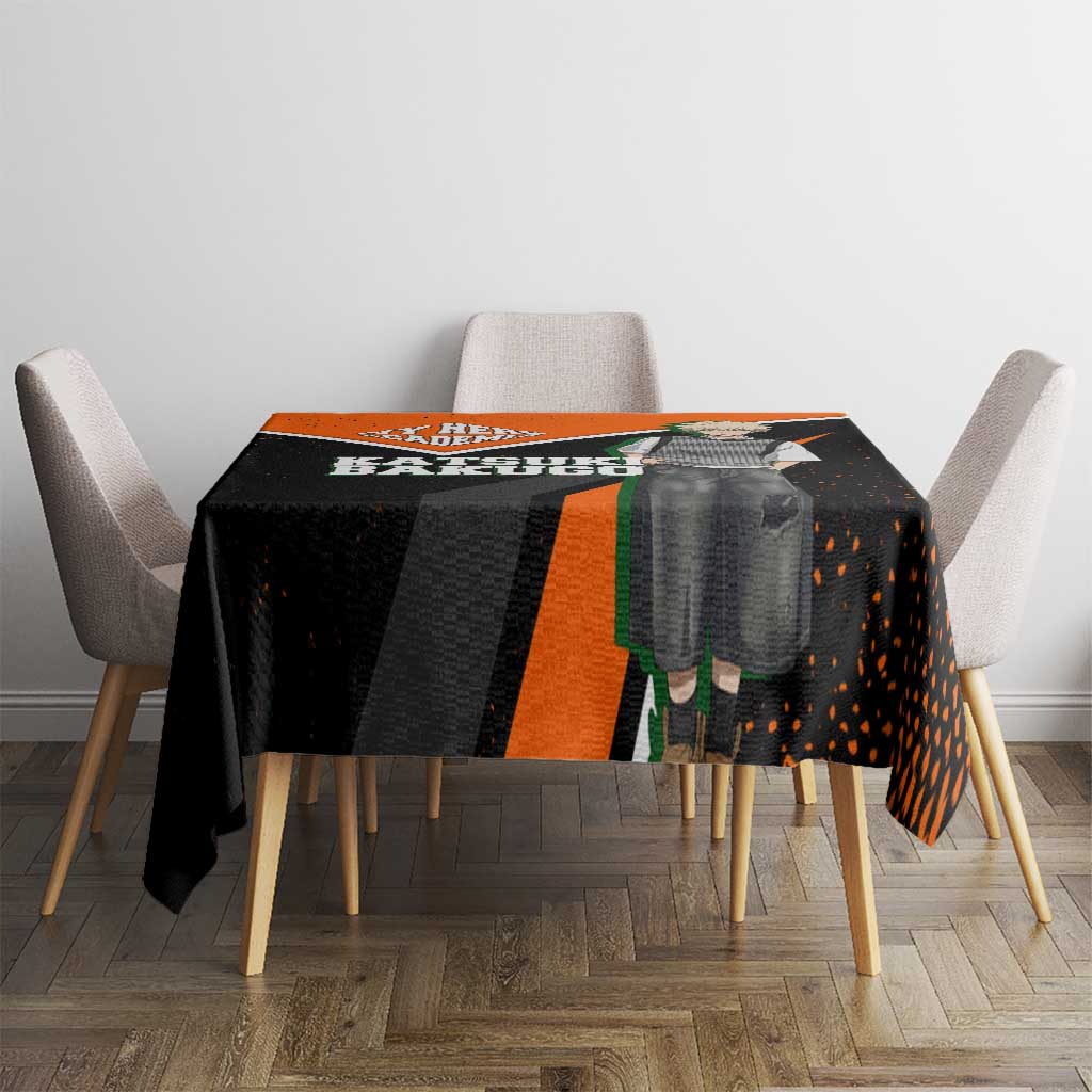 Katsuki Bakugo My Hero Academia Tablecloth Anime Grunge Splatter Graphic Style