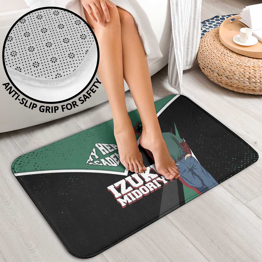 Izuku Midoriya My Hero Academia Bathroom Set Anime Grunge Splatter Graphic Style