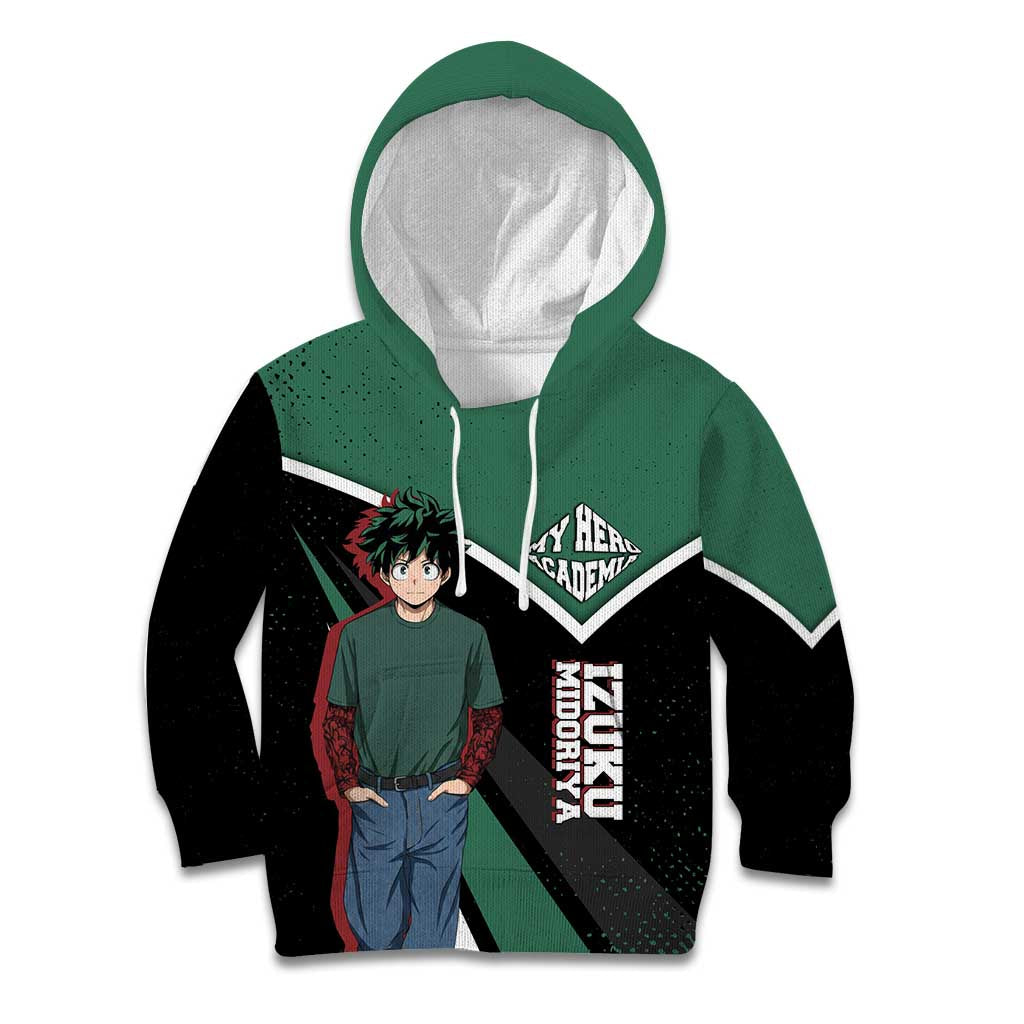 Izuku Midoriya My Hero Academia Kid Hoodie Anime Grunge Splatter Graphic Style