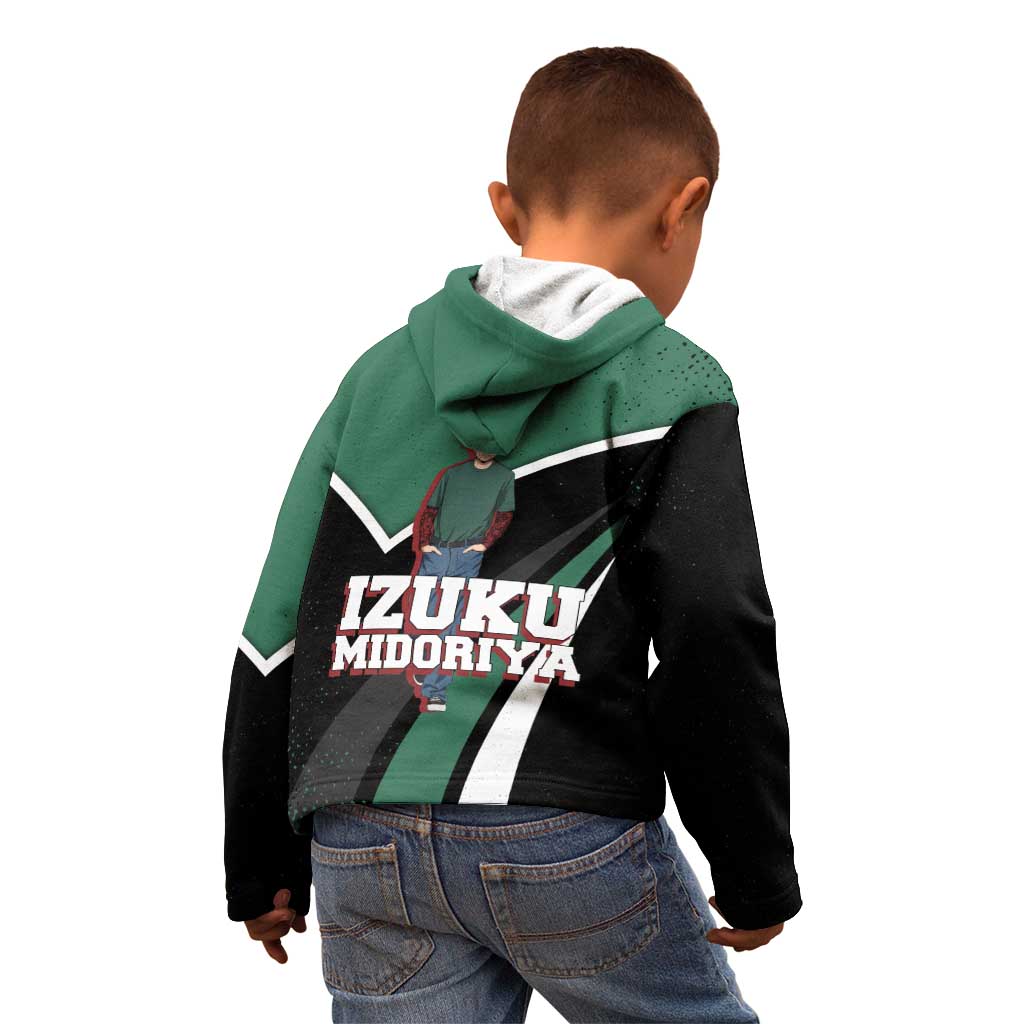 Izuku Midoriya My Hero Academia Kid Hoodie Anime Grunge Splatter Graphic Style