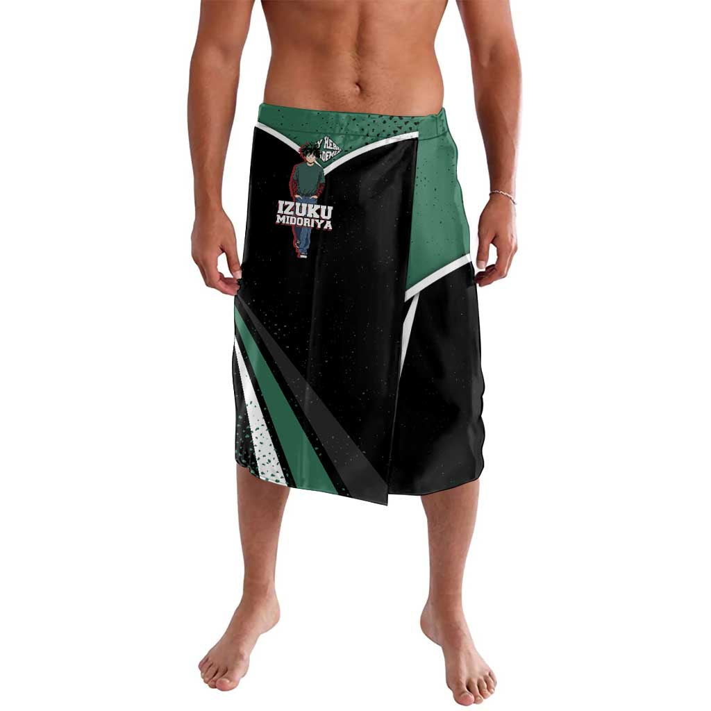 Izuku Midoriya My Hero Academia Lavalava Anime Grunge Splatter Graphic Style