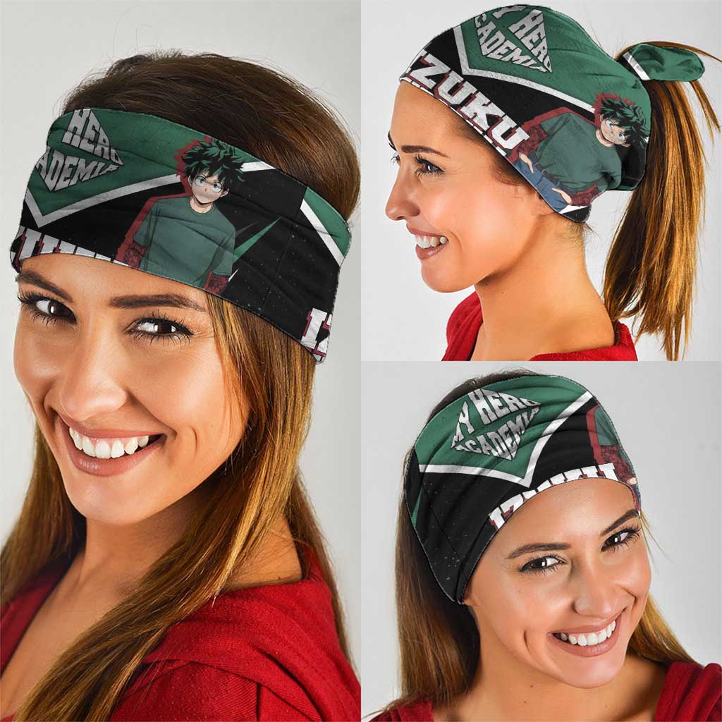 Izuku Midoriya My Hero Academia Neck Gaiter Anime Grunge Splatter Graphic Style