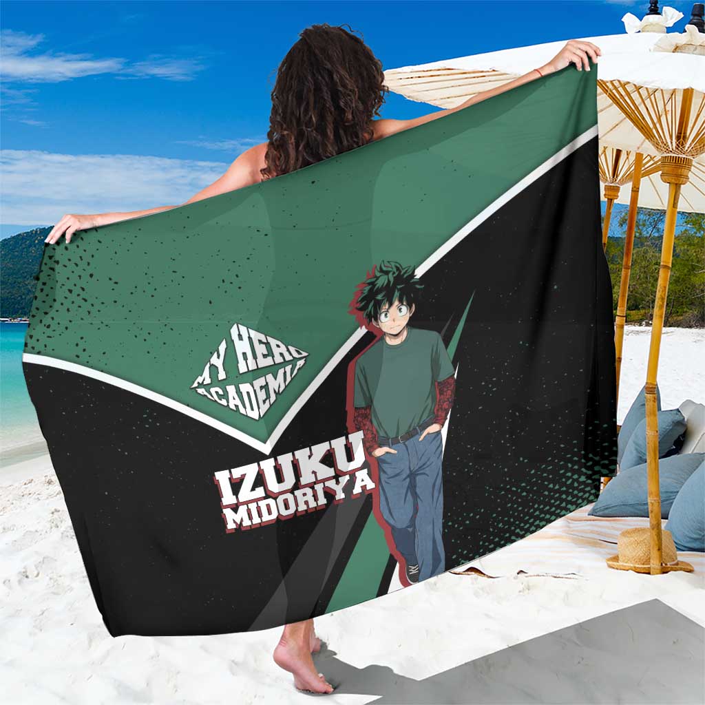 Izuku Midoriya My Hero Academia Sarong Anime Grunge Splatter Graphic Style