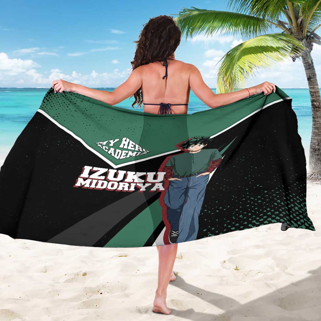 Izuku Midoriya My Hero Academia Sarong Anime Grunge Splatter Graphic Style