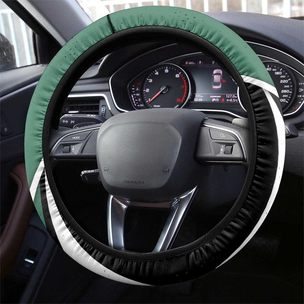 Izuku Midoriya My Hero Academia Steering Wheel Cover Anime Grunge Splatter Graphic Style