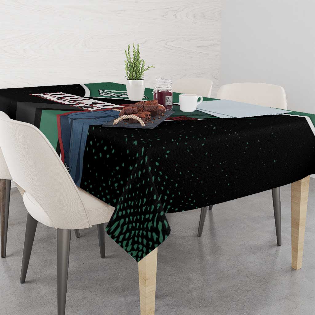 Izuku Midoriya My Hero Academia Tablecloth Anime Grunge Splatter Graphic Style