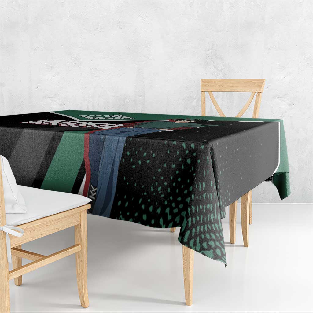 Izuku Midoriya My Hero Academia Tablecloth Anime Grunge Splatter Graphic Style