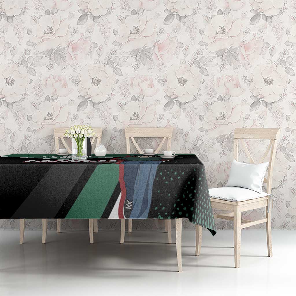 Izuku Midoriya My Hero Academia Tablecloth Anime Grunge Splatter Graphic Style
