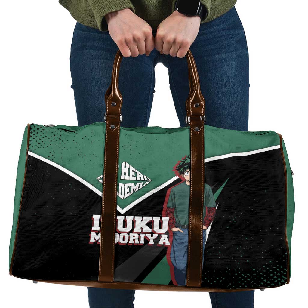 Izuku Midoriya My Hero Academia Travel Bag Anime Grunge Splatter Graphic Style