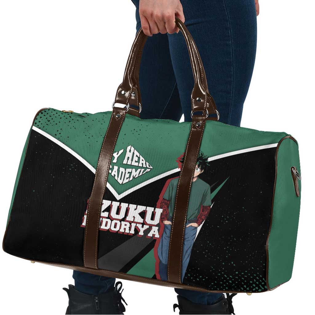 Izuku Midoriya My Hero Academia Travel Bag Anime Grunge Splatter Graphic Style