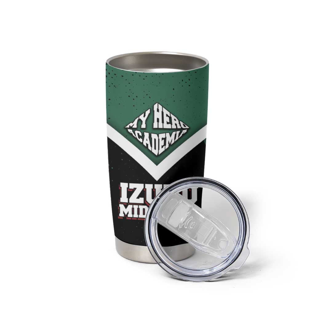 Izuku Midoriya My Hero Academia Tumbler Cup Anime Grunge Splatter Graphic Style