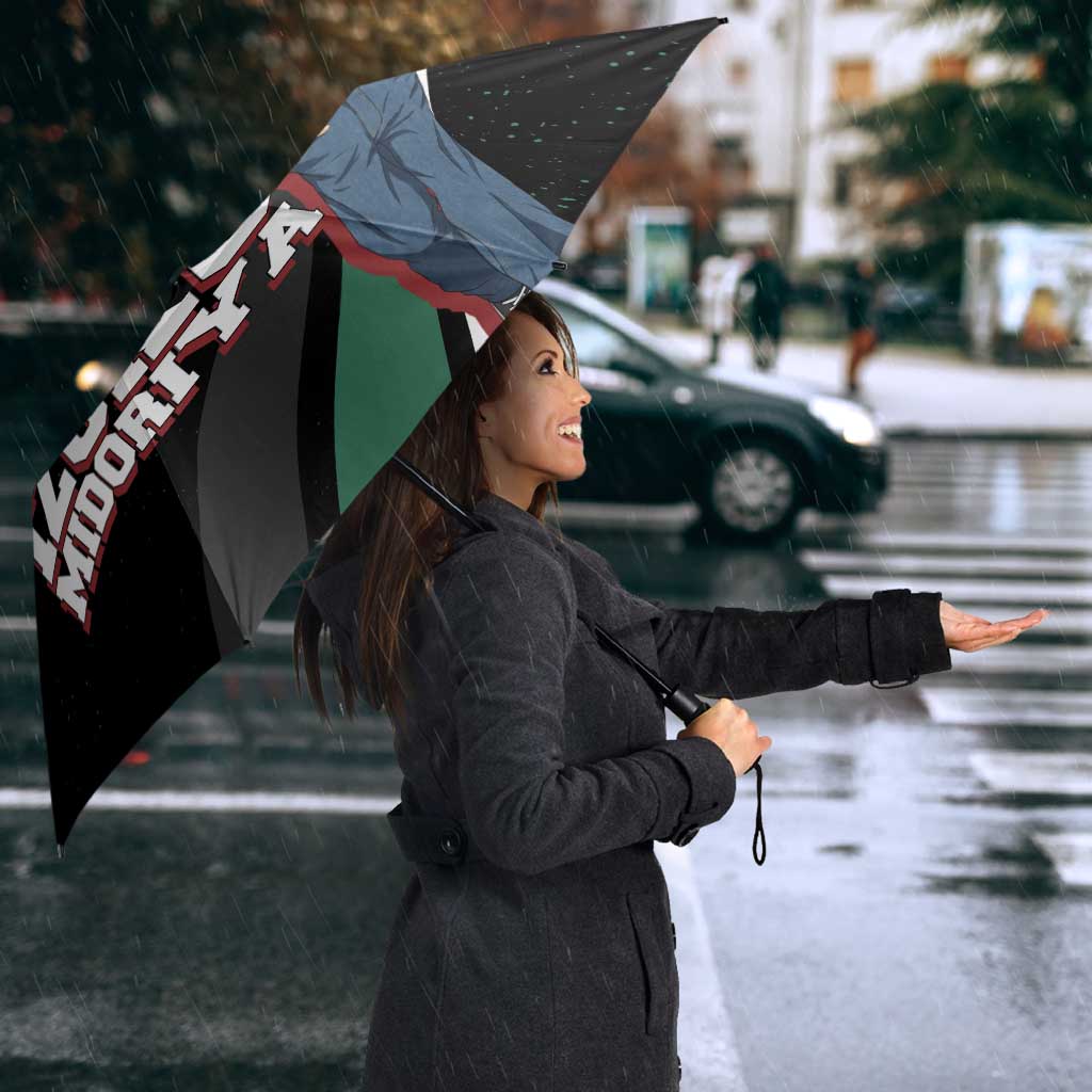 Izuku Midoriya My Hero Academia Umbrella Anime Grunge Splatter Graphic Style