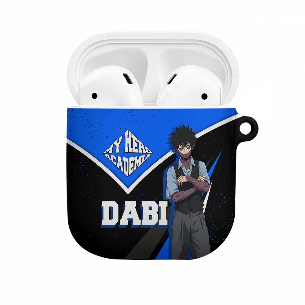 Dabi My Hero Academia AirPods Case Anime Grunge Splatter Graphic Style