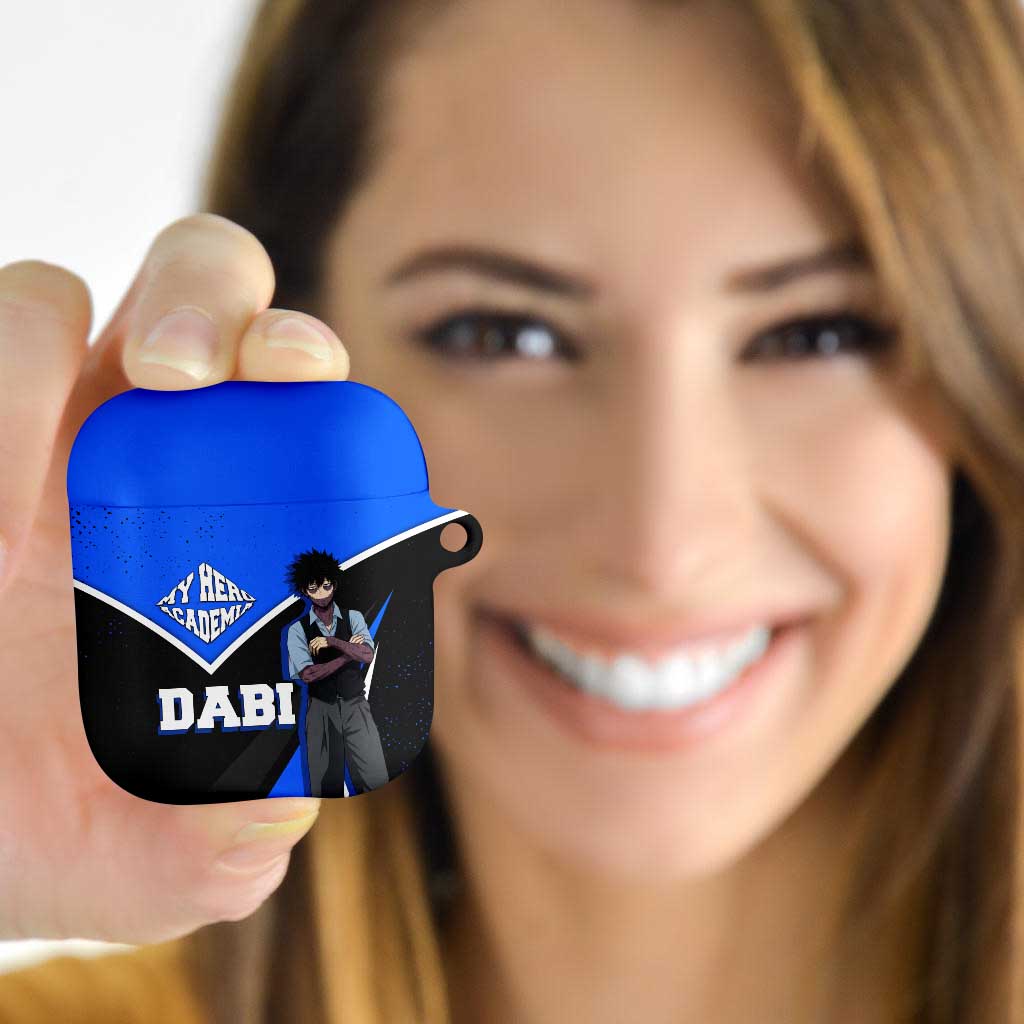 Dabi My Hero Academia AirPods Case Anime Grunge Splatter Graphic Style