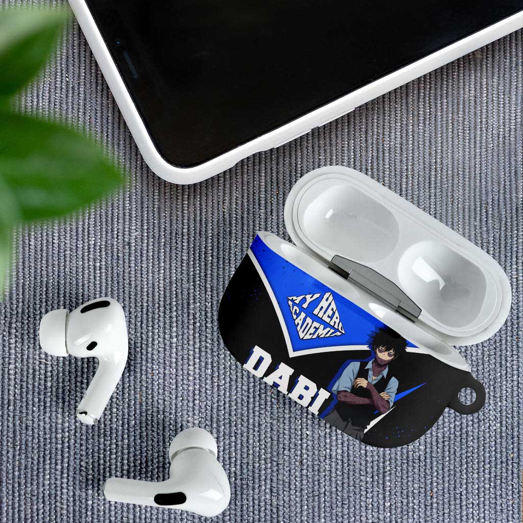 Dabi My Hero Academia AirPods Case Anime Grunge Splatter Graphic Style