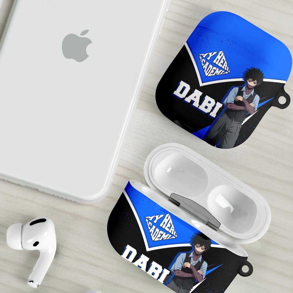 Dabi My Hero Academia AirPods Case Anime Grunge Splatter Graphic Style