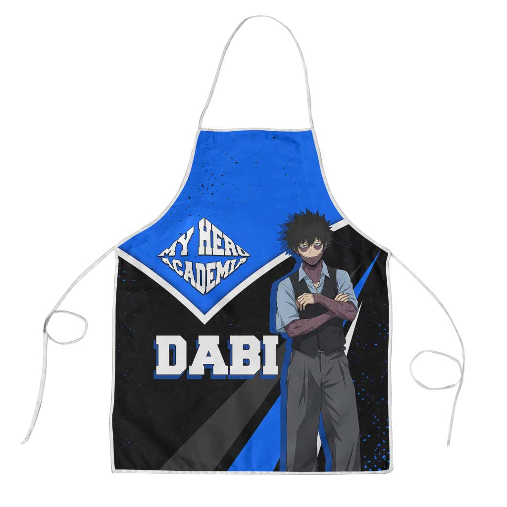 Dabi My Hero Academia Apron Anime Grunge Splatter Graphic Style