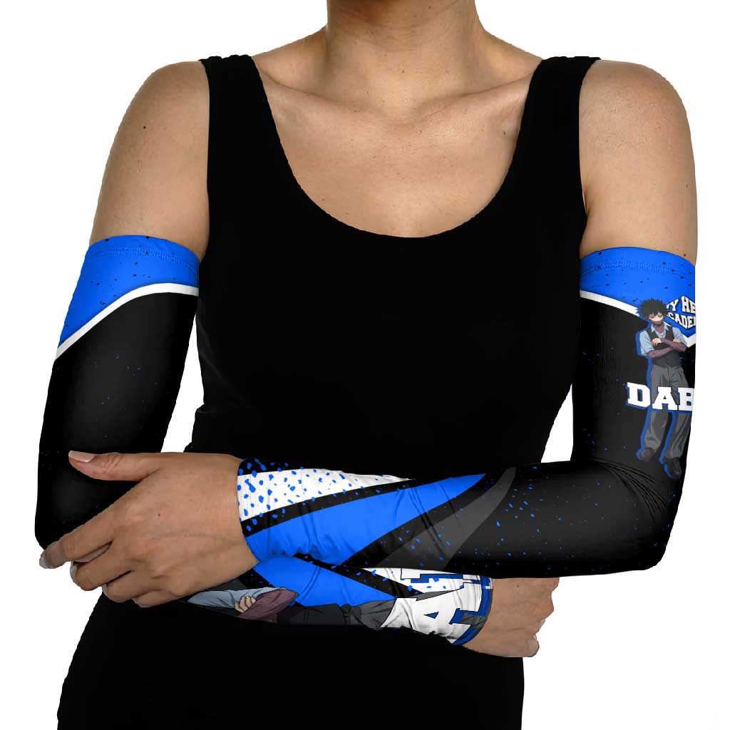 Dabi My Hero Academia Arm Sleeves Anime Grunge Splatter Graphic Style
