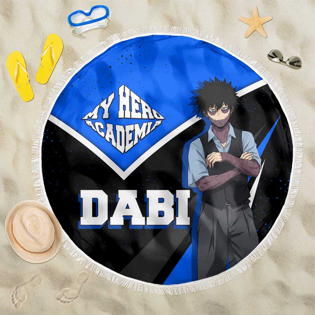Dabi My Hero Academia Beach Blanket Anime Grunge Splatter Graphic Style
