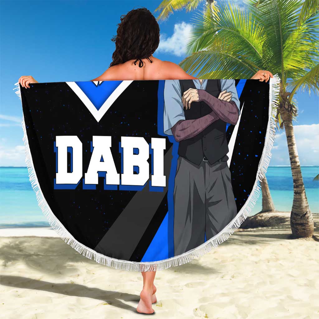 Dabi My Hero Academia Beach Blanket Anime Grunge Splatter Graphic Style