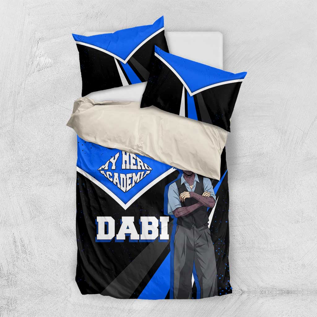 Dabi My Hero Academia Bedding Set Anime Grunge Splatter Graphic Style