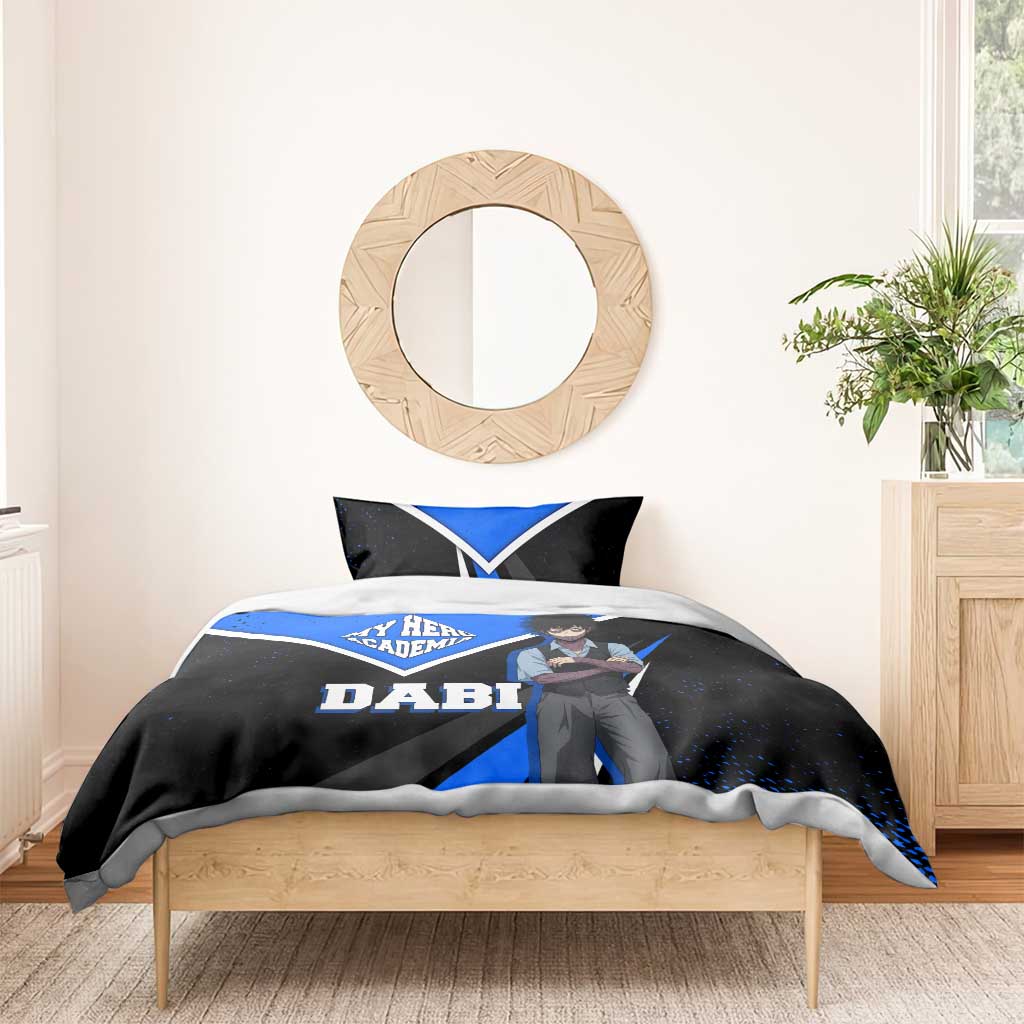 Dabi My Hero Academia Bedding Set Anime Grunge Splatter Graphic Style