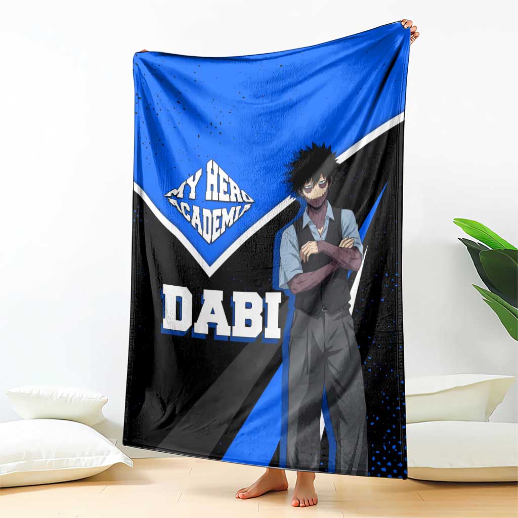 Dabi My Hero Academia Blanket Anime Grunge Splatter Graphic Style