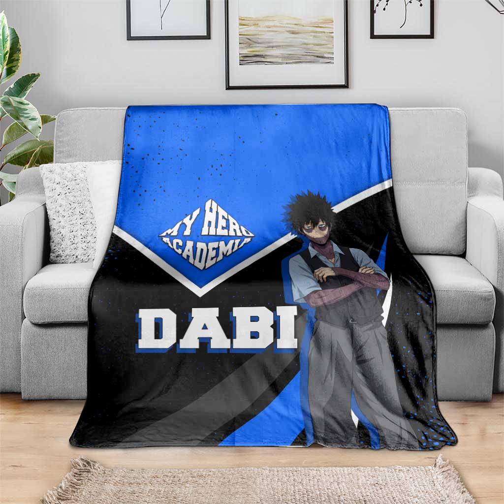 Dabi My Hero Academia Blanket Anime Grunge Splatter Graphic Style