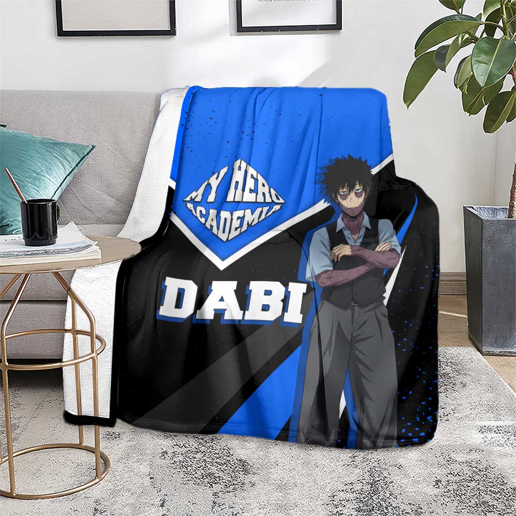 Dabi My Hero Academia Blanket Anime Grunge Splatter Graphic Style