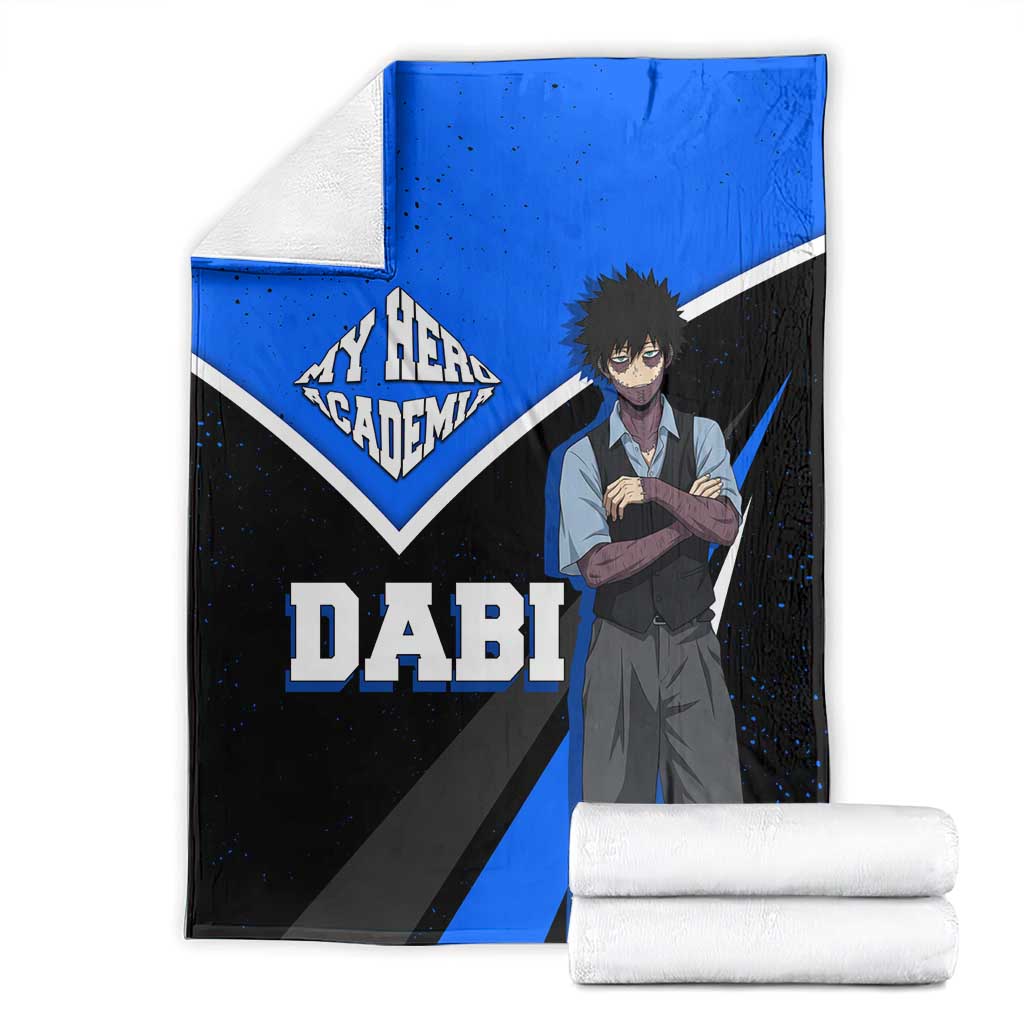 Dabi My Hero Academia Blanket Anime Grunge Splatter Graphic Style